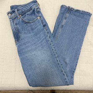 Gap Sky High Straight Jeans